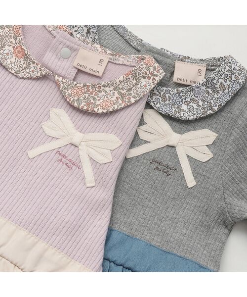 petit main / プティマイン ロンパース | 襟付きﾊﾞﾙｰﾝSKﾛﾝﾊﾟｰｽ | 詳細6