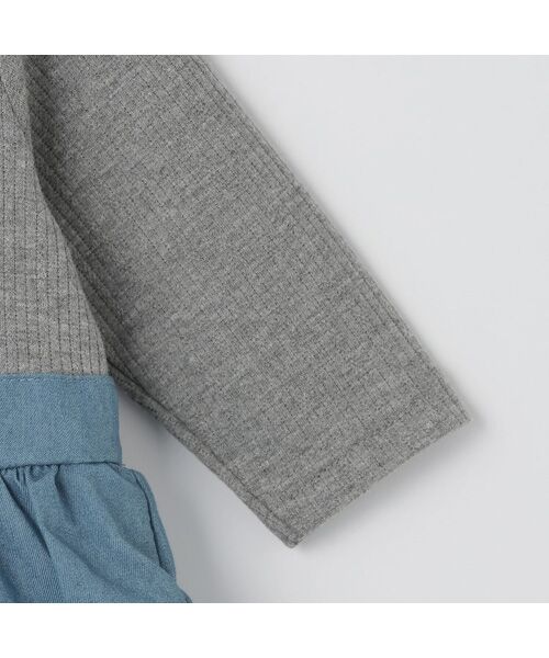 petit main / プティマイン ロンパース | 襟付きﾊﾞﾙｰﾝSKﾛﾝﾊﾟｰｽ | 詳細8