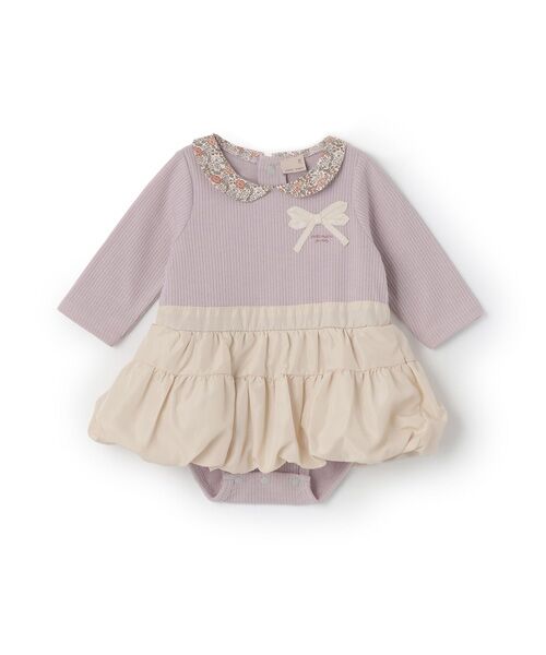 petit main/プティマイン 襟付きﾊﾞﾙｰﾝSKﾛﾝﾊﾟｰｽ L･ﾋﾟﾝｸ 70