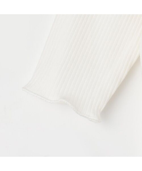 petit main / プティマイン ロンパース | ﾘﾎﾞﾝ刺繍OPｾｯﾄｱｯﾌﾟ | 詳細10