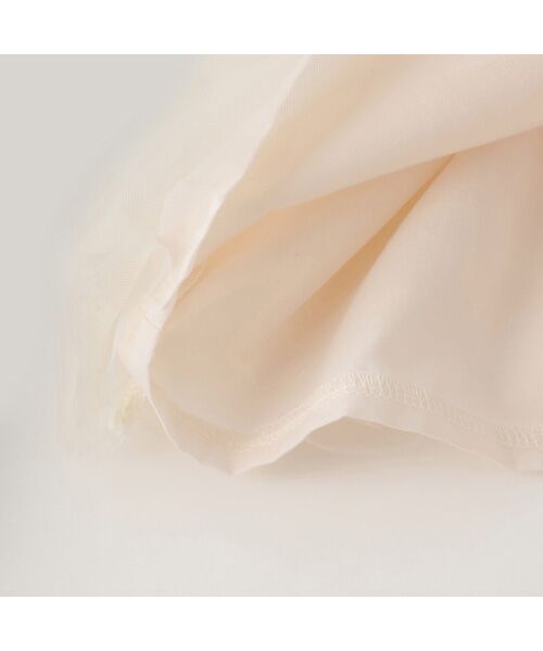 petit main / プティマイン ロンパース | お花ﾁｭｰﾙ長袖OPｾｯﾄ | 詳細7