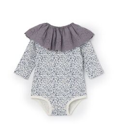 petit main / プティマイン ロンパース | ﾚｰｽｽﾀｲ付きﾛﾝﾊﾟｰｽ