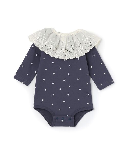 petit main/プティマイン ﾚｰｽｽﾀｲ付きﾛﾝﾊﾟｰｽ ｺﾝ 80