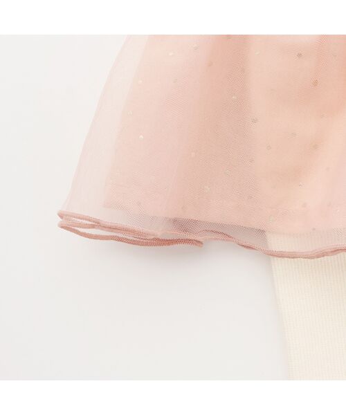 petit main / プティマイン ベビー・キッズウエア | ｽｶｰﾄ付きﾚｷﾞﾝｽ | 詳細3