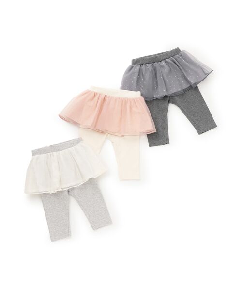 petit main / プティマイン ベビー・キッズウエア | ｽｶｰﾄ付きﾚｷﾞﾝｽ | 詳細7