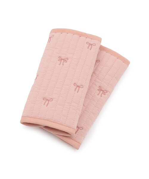 petit main/プティマイン ｷﾙﾄ刺繍ﾍﾞﾙﾄｶﾊﾞｰ L･ﾋﾟﾝｸ F