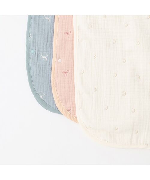 petit main / プティマイン ベビー・キッズグッズ | 刺繍6重ｶﾞｰｾﾞｽﾘｰﾊﾟｰ | 詳細3