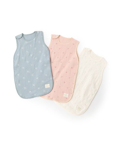 petit main / プティマイン ベビー・キッズグッズ | 刺繍6重ｶﾞｰｾﾞｽﾘｰﾊﾟｰ | 詳細7