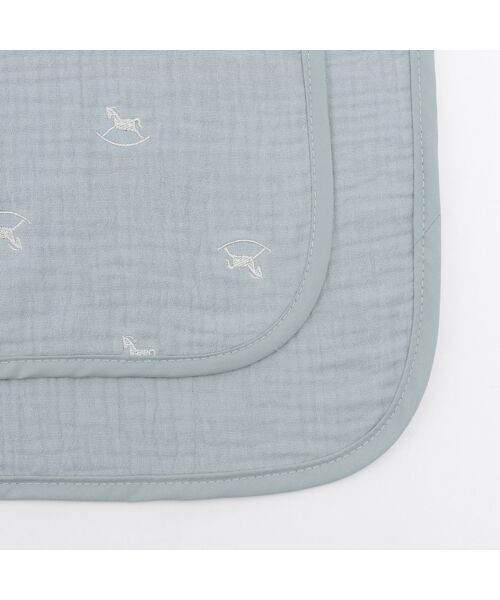 petit main / プティマイン ベビー・キッズグッズ | 刺繍6重ｶﾞｰｾﾞﾌﾞﾗﾝｹｯﾄ | 詳細1