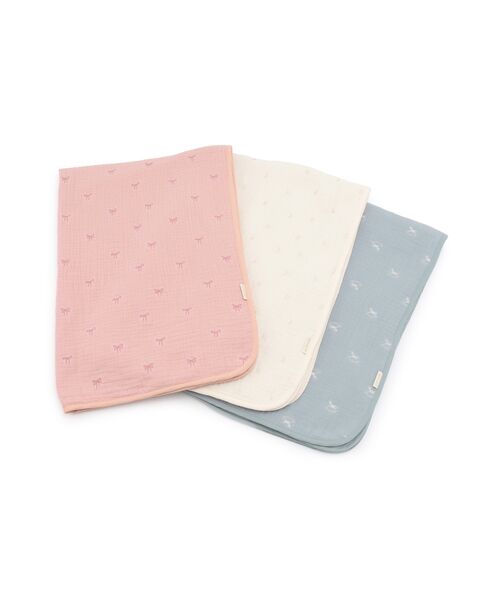 petit main / プティマイン ベビー・キッズグッズ | 刺繍6重ｶﾞｰｾﾞﾌﾞﾗﾝｹｯﾄ | 詳細3