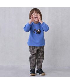 petit main / プティマイン その他パンツ | チェックストレッチパンツ