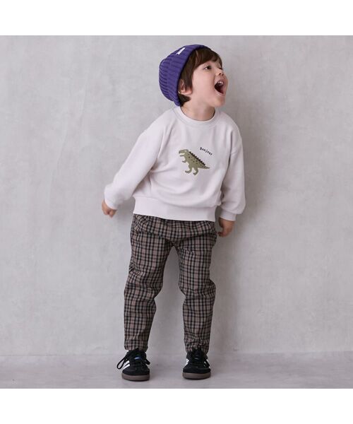 petit main / プティマイン その他パンツ | チェックストレッチパンツ | 詳細3