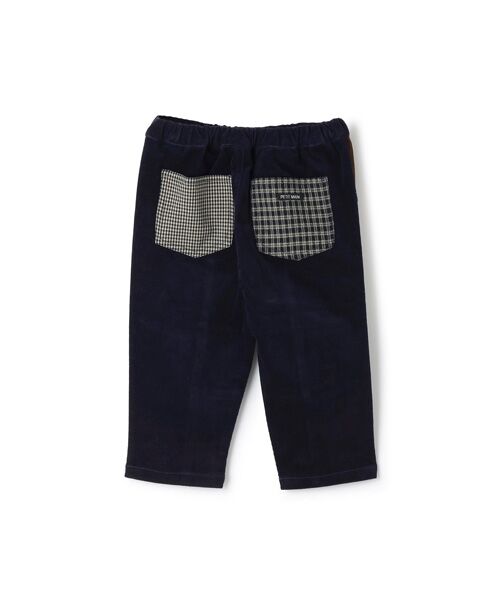 ハケ目カットワークのペチパンツ(インディゴ)　ご購入決まりました。miyo様 パッチワークパンツ （その他パンツ）｜petit main / プティマイン