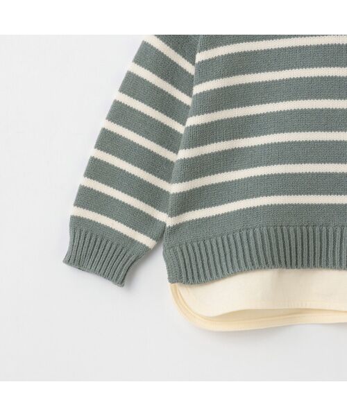 petit main / プティマイン ニット・セーター | 【ウォッシャブル】ボーダーニット | 詳細8