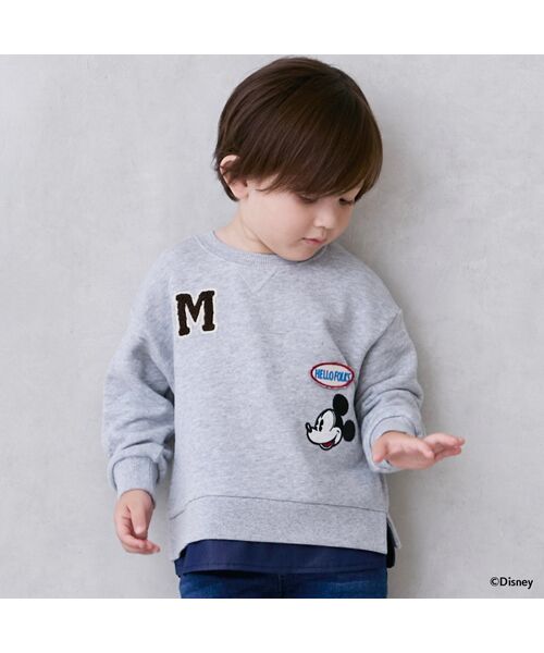 petit main/プティマイン 【Disney・ﾘﾝｸ】ﾜｯﾍﾟﾝﾄﾚｰﾅｰ TOP･ｸﾞﾚ- 130