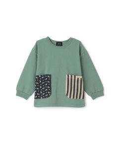 petit main / プティマイン Tシャツ | 【ｵｰｶﾞﾆｯｸ】ﾎﾟｹｯﾄ長袖Tｼｬﾂ