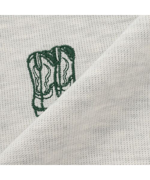 petit main / プティマイン Tシャツ | ロゴモチーフ接結長袖Tシャツ | 詳細14