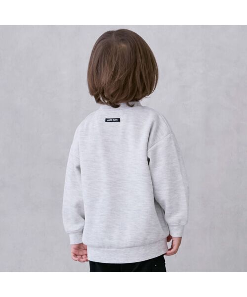 petit main / プティマイン Tシャツ | ロゴモチーフ接結長袖Tシャツ | 詳細2