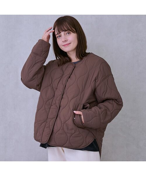 petit main / プティマイン その他アウター | 【撥水加工】キルティングジャケット | 詳細6