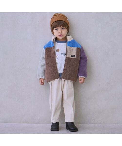 petit main / プティマイン その他アウター | ボアジャケット | 詳細1