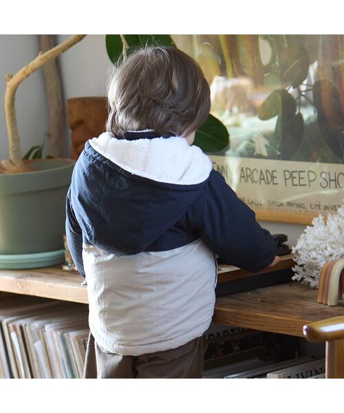 petit main / プティマイン ブルゾン | ﾘﾊﾞｰｼﾌﾞﾙ切替ﾌﾞﾙｿﾞﾝ | 詳細1