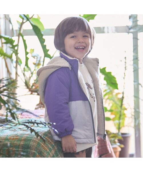 petit main / プティマイン ブルゾン | ﾘﾊﾞｰｼﾌﾞﾙ切替ﾌﾞﾙｿﾞﾝ | 詳細3