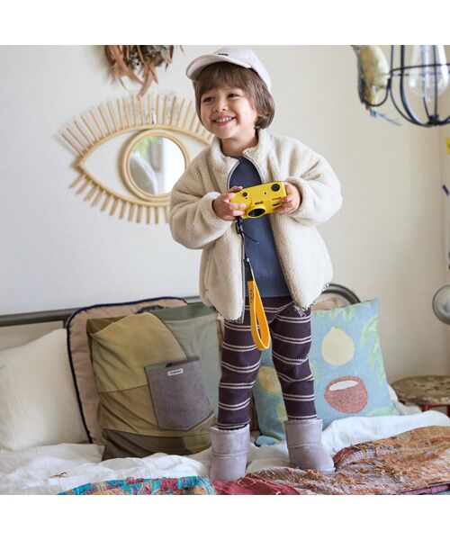 petit main / プティマイン ブルゾン | 【撥水加工】柄×ボアブルゾン | 詳細10