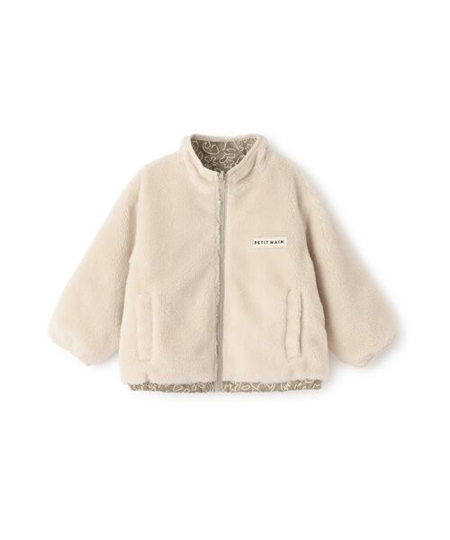 petit main / プティマイン ブルゾン | 【撥水加工】柄×ボアブルゾン | 詳細11
