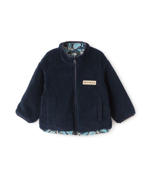 petit main / プティマイン ブルゾン | 【撥水加工】柄×ボアブルゾン | 詳細13
