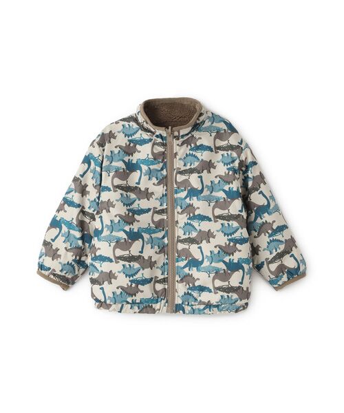 petit main / プティマイン ブルゾン | 【撥水加工】柄×ボアブルゾン | 詳細17