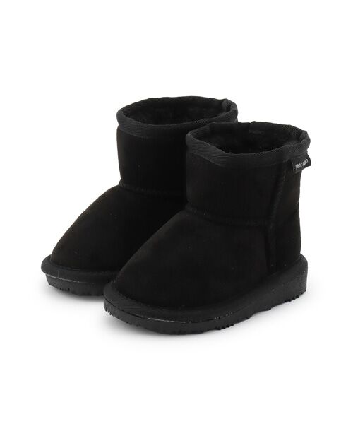 petit main/プティマイン 【撥水】ムートンブーツ クロ 14