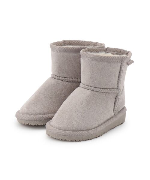 petit main/プティマイン 【撥水】ムートンブーツ グレ- 14