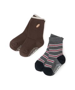 petit main / プティマイン ソックス | パン刺繍ソックス2P