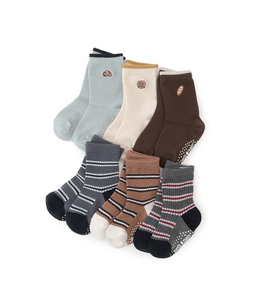 petit main / プティマイン ソックス | パン刺繍ソックス2P | 詳細4