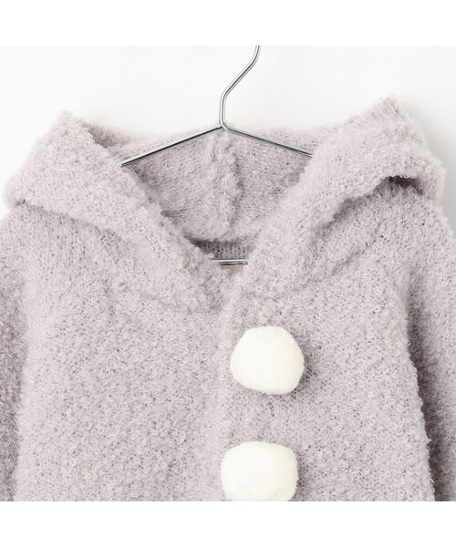 petit main / プティマイン ベビー・キッズウエア | ねこﾆｯﾄｶｰﾃﾞｨｶﾞﾝ | 詳細2