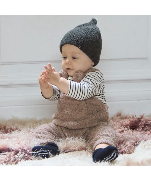 petit main / プティマイン ロンパース | もこもこｸﾏｻﾛﾍﾟｾｯﾄ | 詳細2