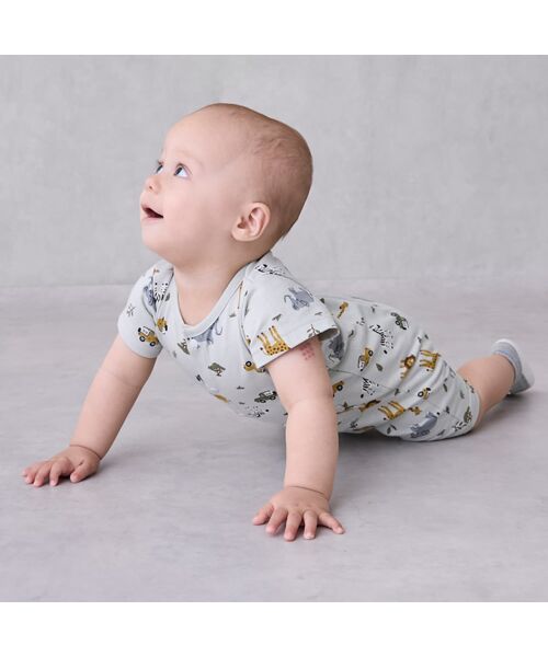 petit main / プティマイン ロンパース | 【GOODPRICE】半袖ｶﾊﾞｰｵｰﾙ | 詳細1