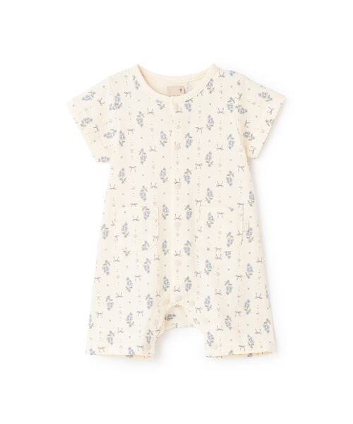 petit main/プティマイン 【GOODPRICE】半袖ｶﾊﾞｰｵｰﾙ ｳｽﾍﾞ-ｼﾞｭ 80