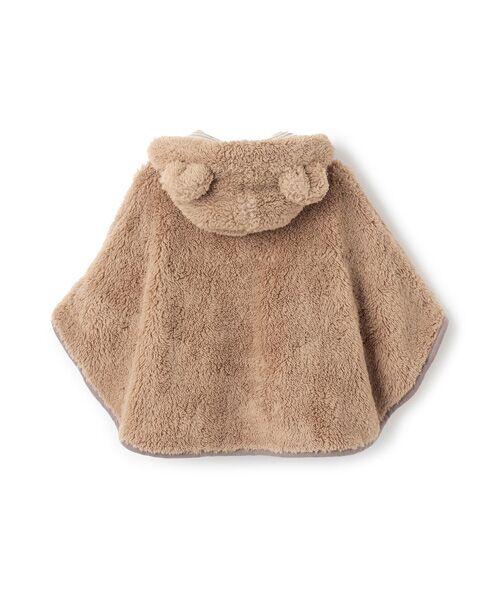 petit main / プティマイン ベビー・キッズウエア | 【抗菌防臭】2WAYアニマルボアケープ | 詳細4