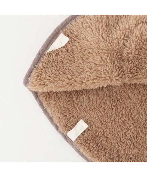 petit main / プティマイン ベビー・キッズウエア | 【抗菌防臭】2WAYアニマルボアケープ | 詳細8