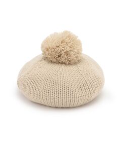 petit main / プティマイン ハンチング・キャスケット・ベレー帽 | ﾎﾟﾝﾎﾟﾝ付きﾍﾞﾚｰ帽