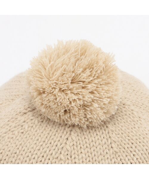 petit main / プティマイン ハンチング・キャスケット・ベレー帽 | ﾎﾟﾝﾎﾟﾝ付きﾍﾞﾚｰ帽 | 詳細1