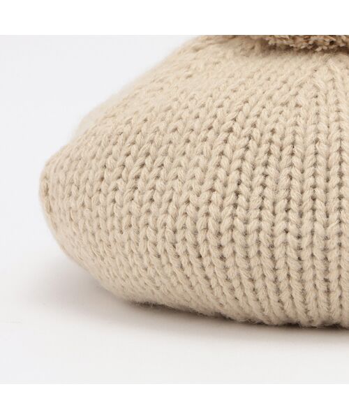 petit main / プティマイン ハンチング・キャスケット・ベレー帽 | ﾎﾟﾝﾎﾟﾝ付きﾍﾞﾚｰ帽 | 詳細2