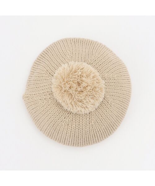 petit main / プティマイン ハンチング・キャスケット・ベレー帽 | ﾎﾟﾝﾎﾟﾝ付きﾍﾞﾚｰ帽 | 詳細3