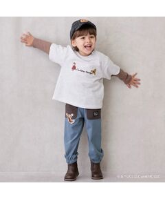 petit main / プティマイン その他パンツ | 【おさるのｼﾞｮｰｼﾞ】ｶｯﾄﾛﾝｸﾞﾊﾟﾝﾂ