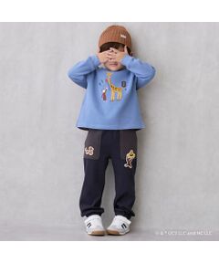 petit main / プティマイン その他パンツ | 【おさるのｼﾞｮｰｼﾞ】ｶｯﾄﾛﾝｸﾞﾊﾟﾝﾂ