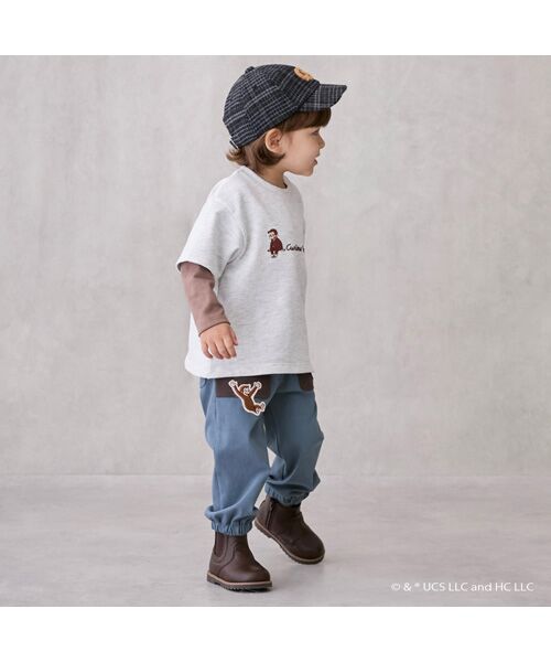 petit main / プティマイン その他パンツ | 【おさるのｼﾞｮｰｼﾞ】ｶｯﾄﾛﾝｸﾞﾊﾟﾝﾂ | 詳細4