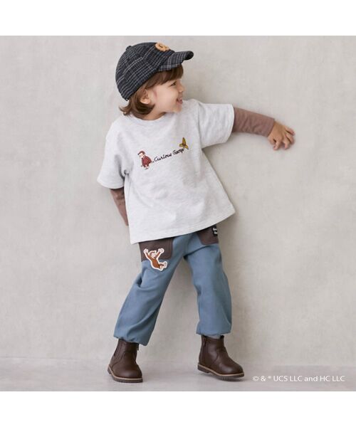 petit main / プティマイン その他パンツ | 【おさるのｼﾞｮｰｼﾞ】ｶｯﾄﾛﾝｸﾞﾊﾟﾝﾂ | 詳細5