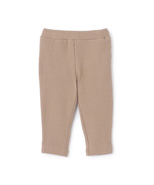 petit main/プティマイン 【防汚】フワのびっとテレコレギンス ウスベ-ジュ 80