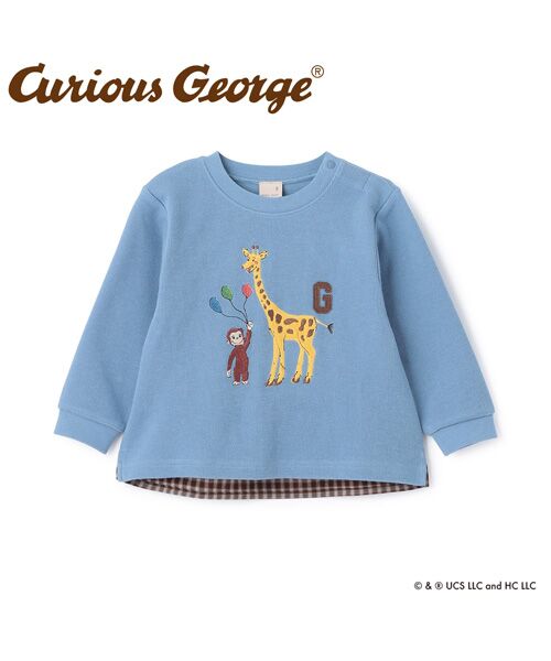 petit main / プティマイン Tシャツ | 【おさるのｼﾞｮｰｼﾞ】接結ｱｯﾌﾟﾘｹ長袖Tｼｬﾂ | 詳細10